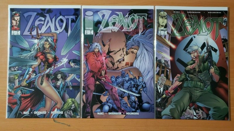 Zealot 1-3 Complete Set Run! ~ NEAR MINT NM ~ 1995 Image Comics