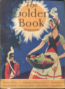 Golden Book 7/1930-Boris Artzbasheff-pulp fiction-Mark Twain-Dickens-VG