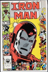 Iron Man #212 (1986) Iron Man [Key Issue]