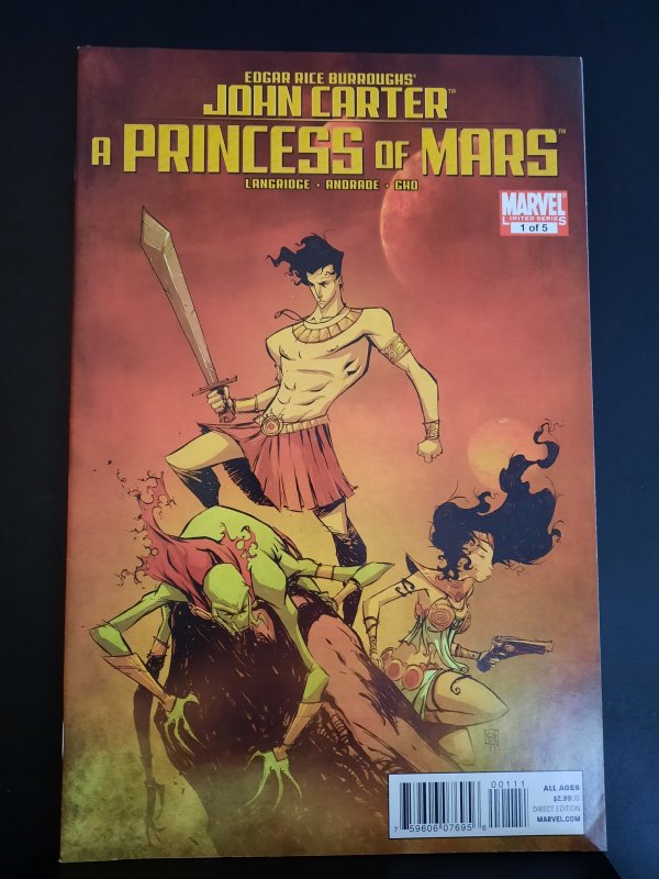 John Carter of Mars: A Princess of Mars #1 (2011) VF