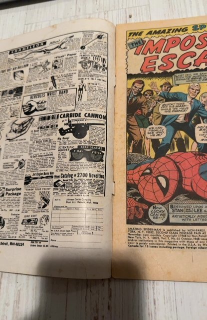 The Amazing Spider-Man #65 (1968)escape the impossible