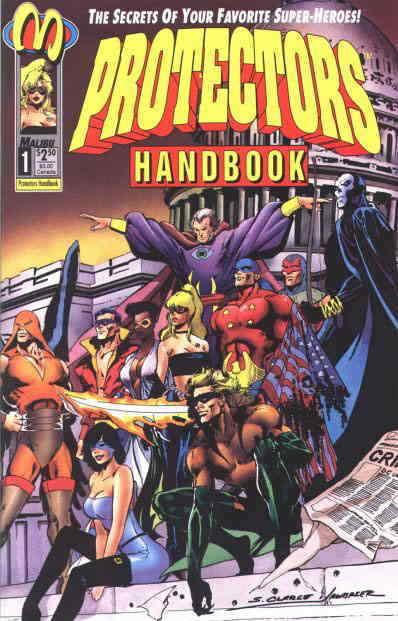 Protectors Handbook #1 VF/NM; Malibu | save on shipping - details inside