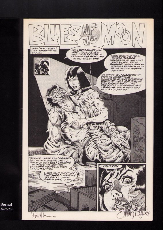 Faust #4 - INTERIOR SIGNED BY TIM VIGIL & DAVID QUINN! (7.0) 1989