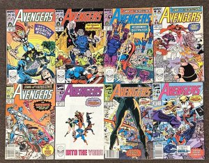 Avengers #309,310,311,312,313,314,315,316 Marvel Comics 1989 Lot