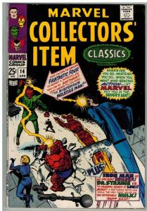 MARVEL COLLECTORS ITEM CLASSICS 14 FINE PLUS April 1968