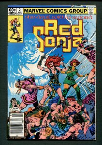 Red Sonja #1 #2 (SET)  (5.5 FN-) Newsstand /  2nd Series 1983