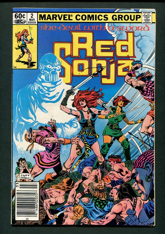 Red Sonja #1 #2 (SET)  (5.5 FN-) Newsstand /  2nd Series 1983