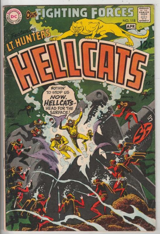 Our Fighting Forces #118 (Apr-69) FN- Mid-Grade Lt. Hunter, the Hellcats