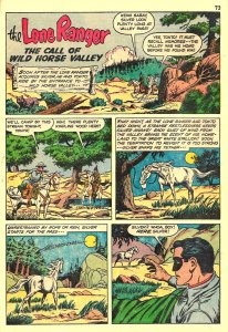 THE LONE RANGER'S GOLDEN WEST (Aug1955) 8.0 VF   Dell Giant 100 pgs !