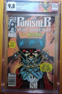 The Punisher War Journal #6 Wolverine (1989) Newsstand CGC 9.8