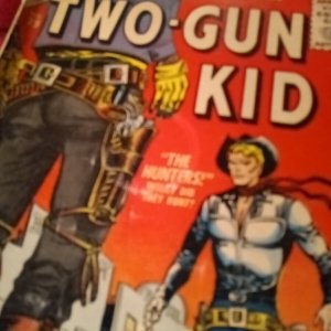 TWO-GUN KID 29 ATLAS COMICS FEB 1956 JOE MANEELY cover western colt action hero