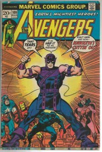 Avengers #109 ORIGINAL Vintage 1973 Marvel Comics Hawkeye