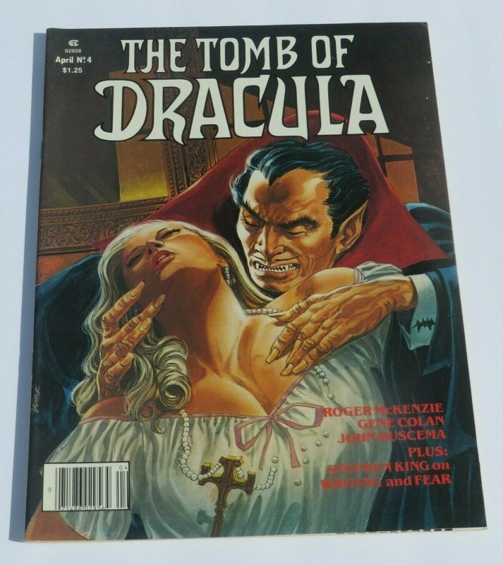 The Tomb of Dracula #4 VF- 1980 Bronze Age Horror Magazine Vampires Stephen King