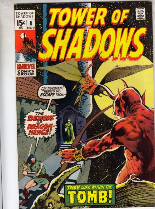 Tower of Shadows #8 (Nov-70) VF/NM+ High-Grade 