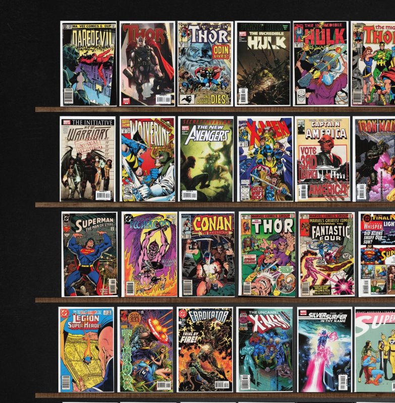 Huge Lot 150+ Comics with Classics Illustrated Junior, Thor, Iron Man & More!