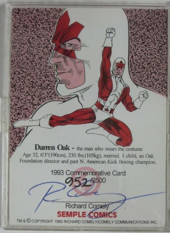 CAPTAIN CANUCK PROMOTIONAL/PRESS KIT! Comics! Ad rates! Signed stuff!Rich Comely