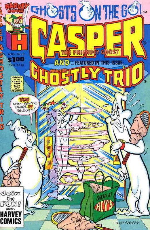 Casper and the Ghostly Trio #8 VF/NM; Harvey | save on shipping - details inside