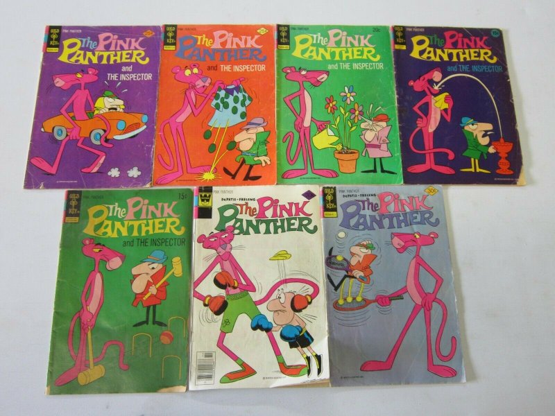 Pink Panther comic lot 7 different