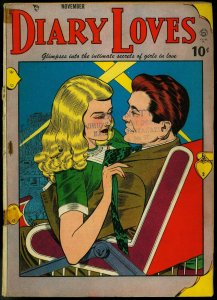 Diary Loves#2 1949- Quality Romance- Bill Ward cover- Circus Girl VG-