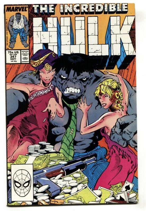 Incredible Hulk #347 First JOE FIXIT / Grey Hulk -Comic Book