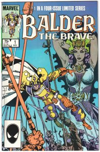 Balder the Brave #1, 2, 3, 4 (1986) Complete set!
