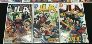 JUSTICE LEAGUE 7PC LOT (VF/NM) INTO THE TOTALITY!! 1999-2005