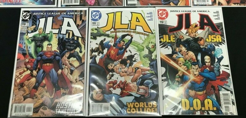 JUSTICE LEAGUE 7PC LOT (VF/NM) INTO THE TOTALITY!! 1999-2005