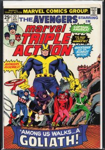 Marvel Triple Action #22 (1974) The Avengers