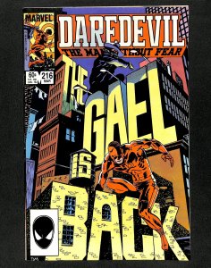 Daredevil #216 Owl! The Trap is Sprung!