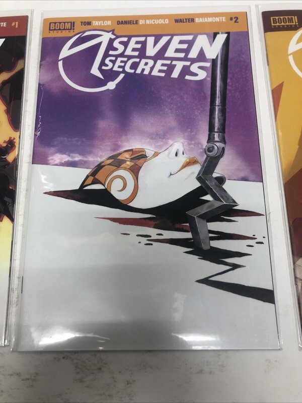 Seven Secrets (2020) Set #1-3 • Boom Studios • Tom Taylor • Daniele Nicuolo
