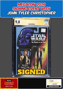 STAR WARS #3 CGC 9.8 JOHN TYLER CHRISTOPHER SIGNED MEGACON PRESALE