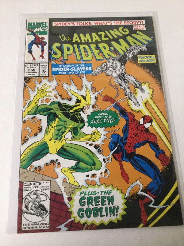 The Amazing Spider-Man 369 Nm Near Mint Marvel 