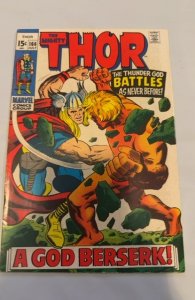 The Mighty Thor #166 (Marvel, 1969) Fine + KEY 2nd Full H.I.M. Warlock app!