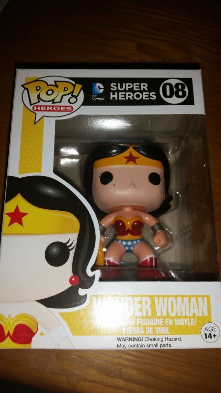 DC Super Heroes WONDER WOMAN #08 Vinyl MIB Funko POP! SUPERMAN BATMAN MOVIE