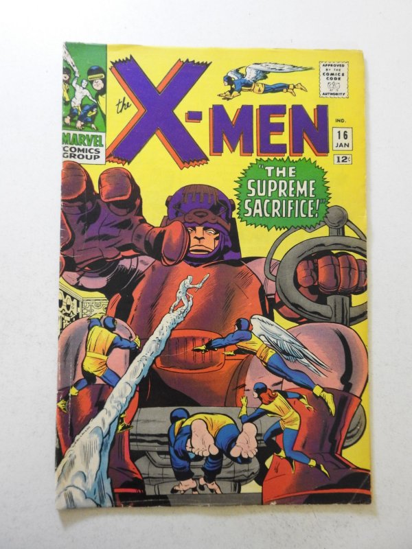 The X-Men #16 (1966) VG Condition moisture stain