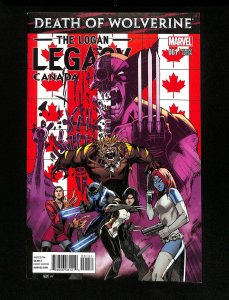 Death of Wolverine: The Logan Legacy #1 Nome Canada Variant