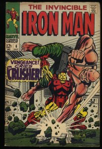 Iron Man #6 Crusher Appearance! George Tuska Cover!