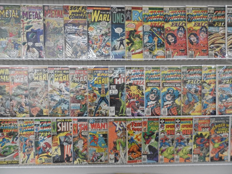 Huge Lot 120+ Comics W/ Captain America, Horror, Defenders, Nova, Rom+MORE!!