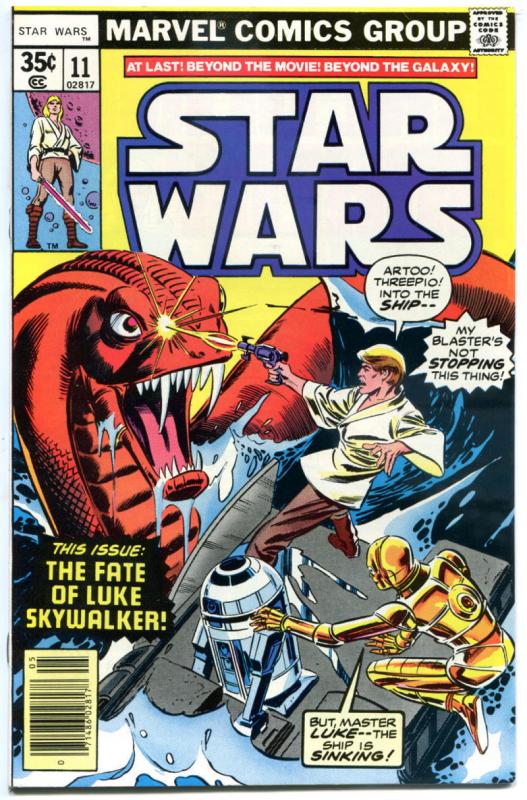 STAR WARS #8 9 10 11 14, VF+ to NM-, Luke Skywalker, Darth Vader, 1977, 5 issues