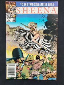 SHEENA 4PC (VF) ISSUES #1-2, TWO-ISSUE LIMITED SERIES, PROLOGUE 1984-85