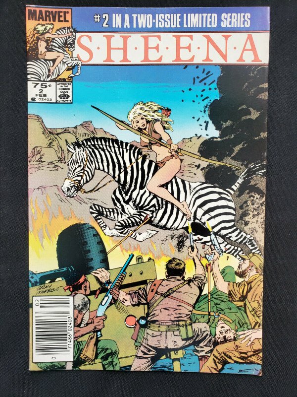 SHEENA 4PC (VF) ISSUES #1-2, TWO-ISSUE LIMITED SERIES, PROLOGUE 1984-85