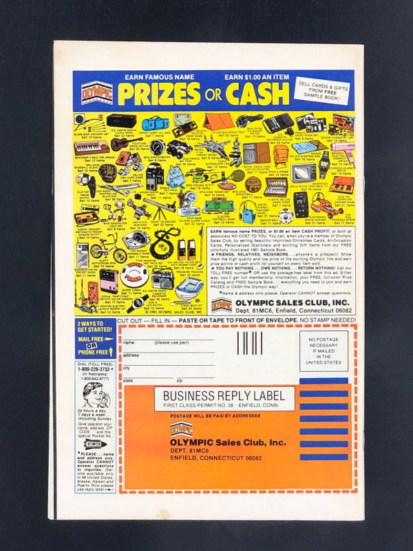 Daredevil #174 (1981) 1st Team Appearance of The Hand