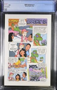 2099 Unlimited #1 1993 Marvel Comics CGC 9.8 1st app Hulk 2099 White Pages
