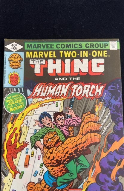 Marvel Two-in-One #59 (1980) The Thing & The Human Torch