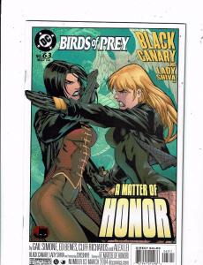 Lot of 5 Birds of Prey DC Comic Books #63 64 116 120 126 MS18