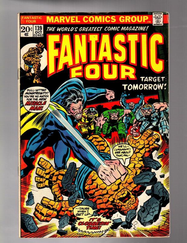 FANTASTIC FOUR 139 VG+ Oct. 1973 COMICS BOOK