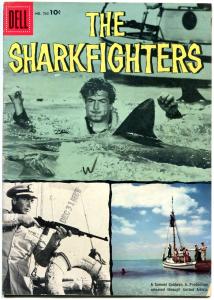 SHARKFIGHTERS #762, VG+, 1957, Golden Age, Dell Four Color, Shark, Fishing