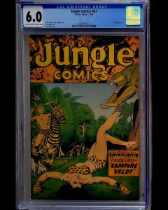 Jungle Comics #83 CGC 6.0 (Fiction House 1946) Joe Doolin Kaanga Bondage Cover