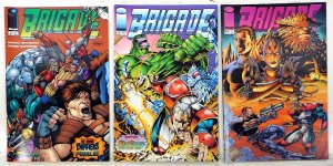 Brigade Lot of 3 #3, 11, 14 (1993) Image Comics 1st Print Comic Books