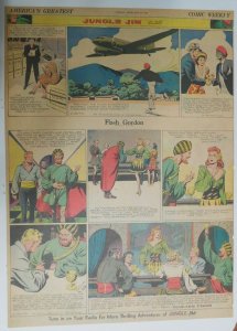 Flash Gordon Sunday by Alex Raymond from 2/28/1943 Large Full Page Size !